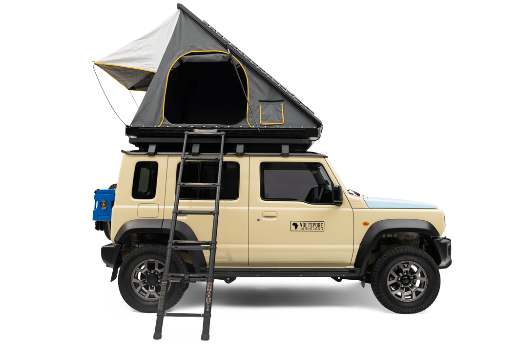 Suzuki Jimny 5-door 4x4 on safari track