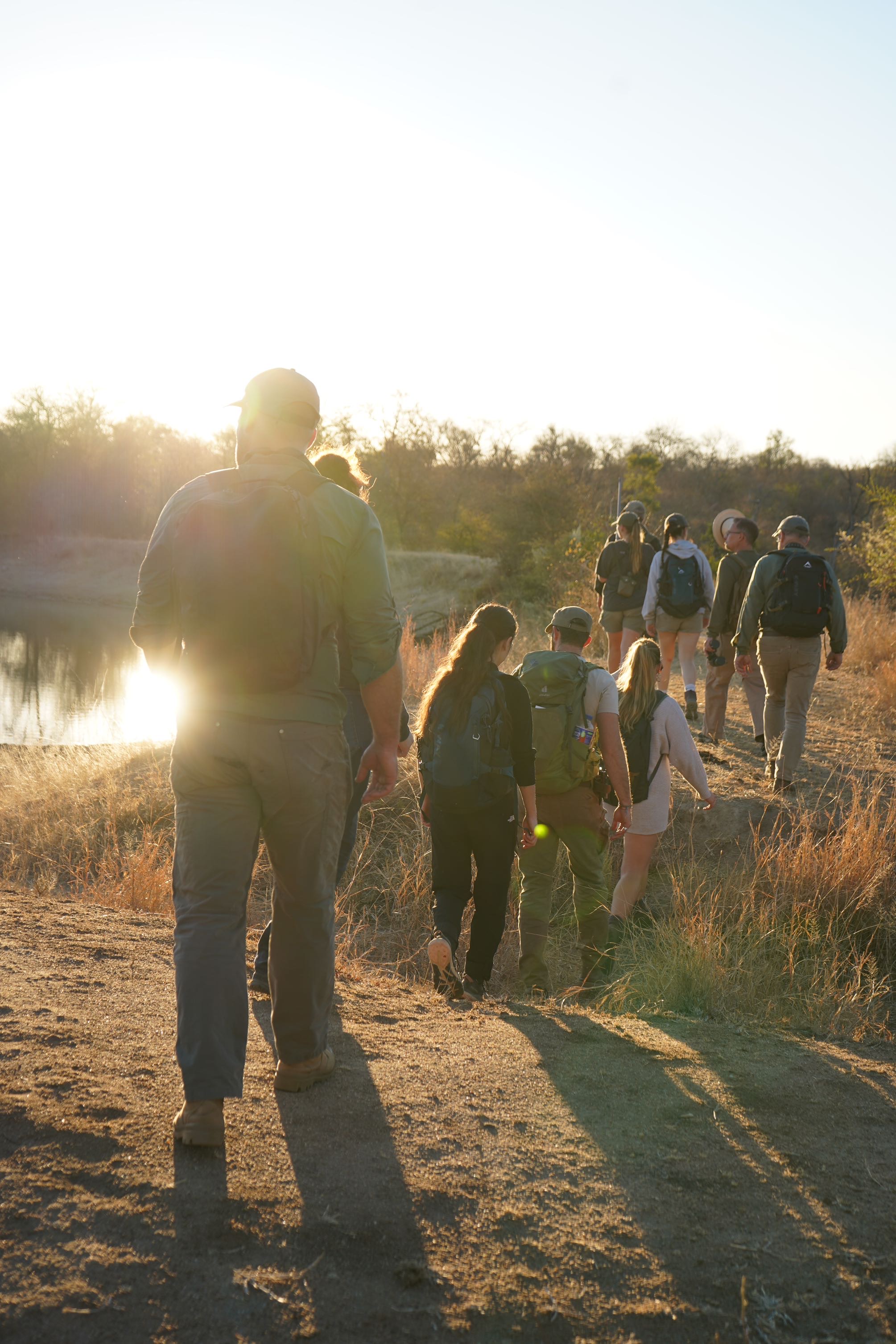 Guide leading safari walk placeholder